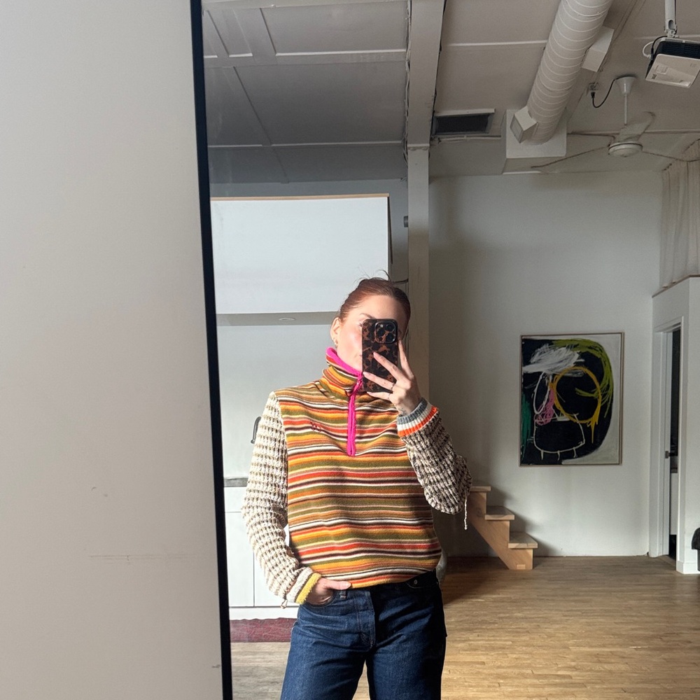 Colorful Striped Women's Sweater